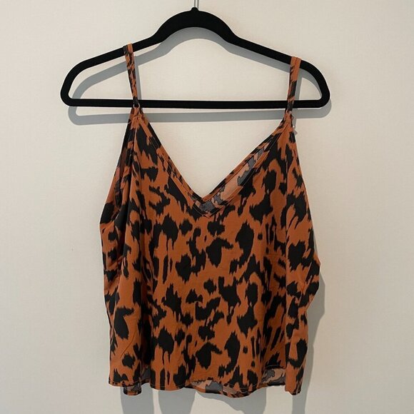 Lightweight Animal Print Tank Top Blouse Camisole - Picture 6 of 7